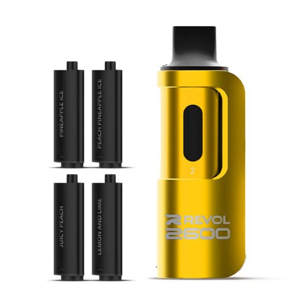 REVOL 2600 4 IN 1 PREFILLED POD VAPE KIT 20MG - Image 16