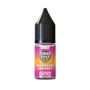 RASPBERRY SHERBET 10 X 10ML E LIQUID 50/50 PUKKA JUICE