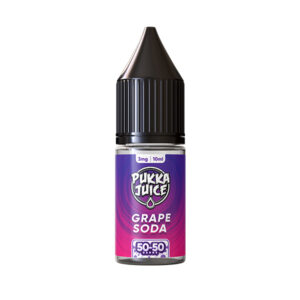 GRAPE SODA 10 X 10ML E LIQUID 50/50 PUKKA JUICE