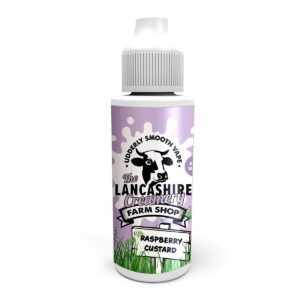 RASPBERRY CUSTRAD 100ML E LIQUID THE LANCASHIRE CREAMERY