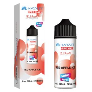 RED APPLE ICE 50/50 100ML E LIQUID HAYATI PRO MAX