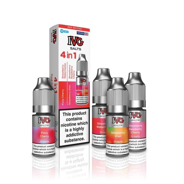 RED EDITION 4 IN 1 NIC SALTS 10ML IVG