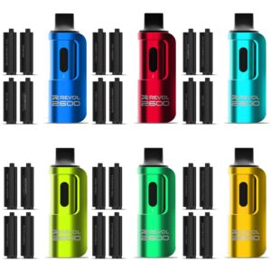 REVOL 2600 4 IN 1 PREFILLED POD VAPE KIT 20MG