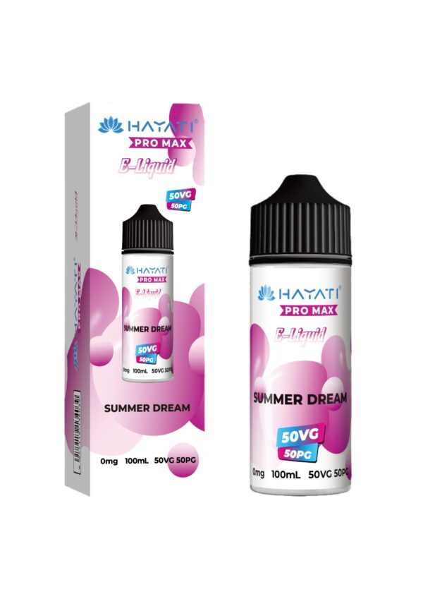 SUMMER DREAM 50/50 100ML E LIQUID HAYATI PRO MAX