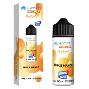 TRIPLE MANGO 50/50 100ML E LIQUID HAYATI PRO MAX