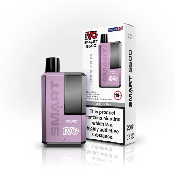 IVG SMART 5500 PREFILLED POD VAPE KIT 20MG - Image 40