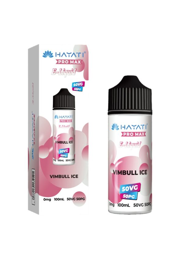 VIMBULL ICE 50/50 100ML E LIQUID HAYATI PRO MAX