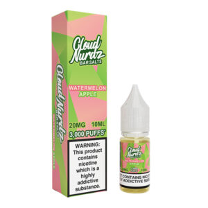 WATERMELON APPLE BAR SALTS 10ML NIC SALT CLOUD NURDZ