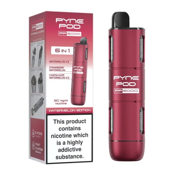 PYNE POD 6 IN 1 PP6000 PREFILLED POD VAPE KIT 20MG - Image 24