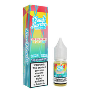 STRAWBERRY LEMON ICE BAR SALTS 10ML NIC SALT CLOUD NURDZ