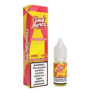 STRAWBERRY LEMON BAR SALTS 10ML NIC SALT CLOUD NURDZ