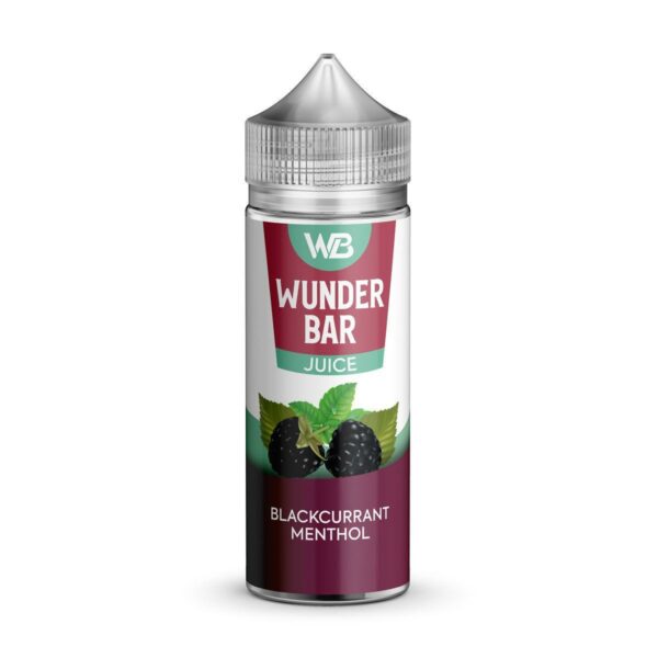 BLACKCURRANT MENTHOL 100ML E LIQUID WUNDER BAR
