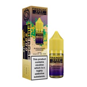 BLACKCURRANT LEMONADE 10ML NIC SALT ELUX FIREROSE 5000