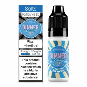 BLUE MENTHOL 10ML NIC SALT DINNER LADY