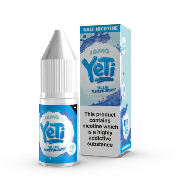 BLUE RASPBERRY ICE 10ML NIC SALT YETI SUMMIT SERIES