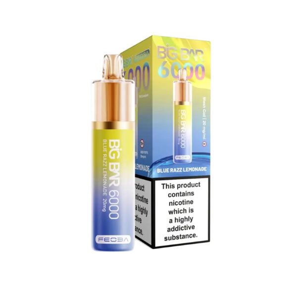 BIG BAR 6000 DISPOSABLE VAPE KIT 20MG BY FEOBA - Image 2