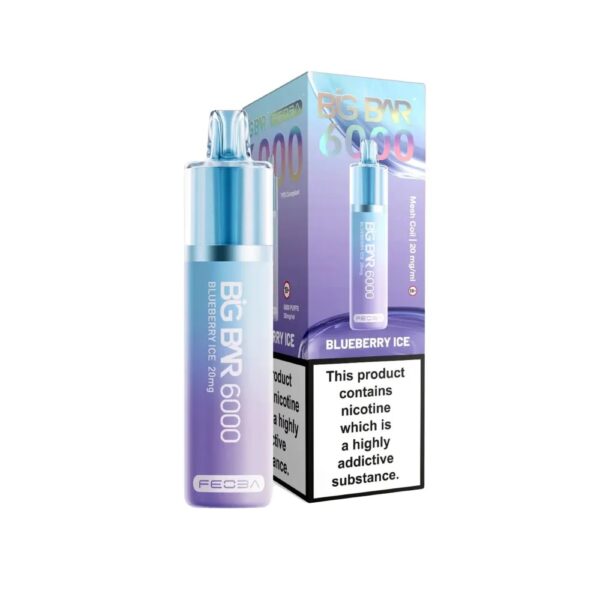 BIG BAR 6000 DISPOSABLE VAPE KIT 20MG BY FEOBA - Image 4