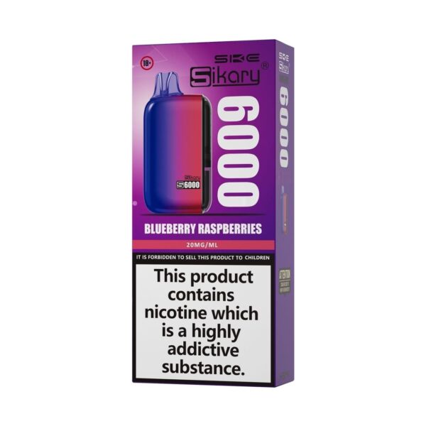SKE SIKARY S6000 PREFILLED POD VAPE KIT 20MG - Image 9