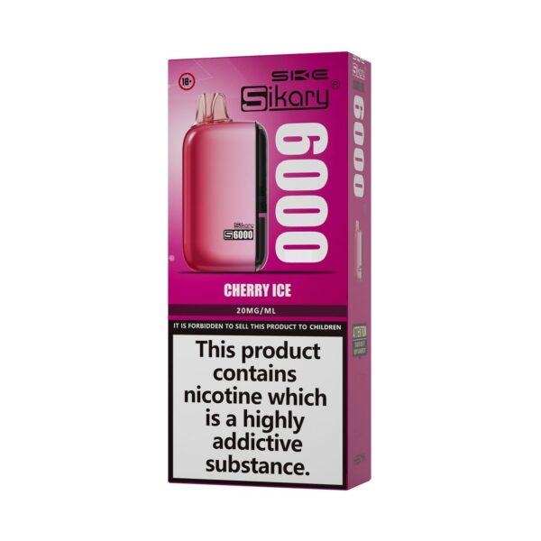 SKE SIKARY S6000 PREFILLED POD VAPE KIT 20MG - Image 13