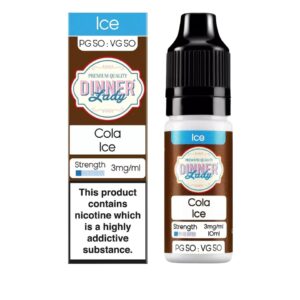 COLA ICE 10ML E LIQUID 50/50 DINNER LADY PACK OF 10