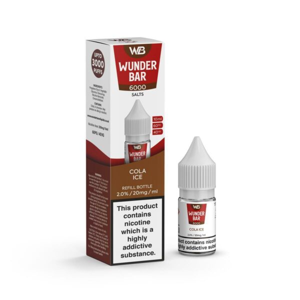 COLA ICE 10ML NIC SALT WUNDER BAR 6000