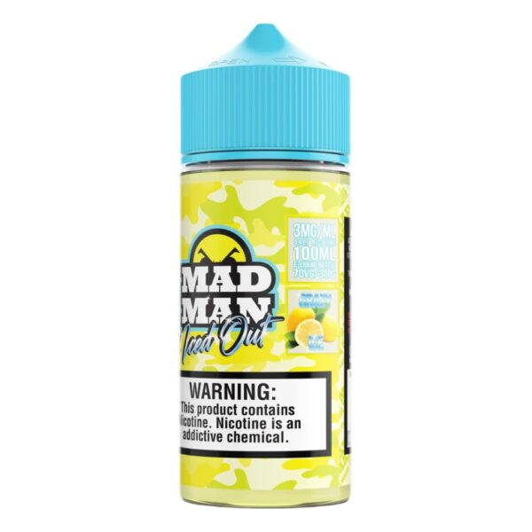 CRAZY LEMON ICED OUT E LIQUID 100ML MAD MAN