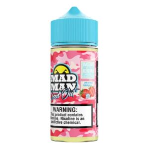 CRAZY STRAWBERRY ICED OUT E LIQUID 100ML MAD MAN