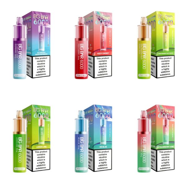 BIG BAR 6000 DISPOSABLE VAPE KIT 20MG BY FEOBA
