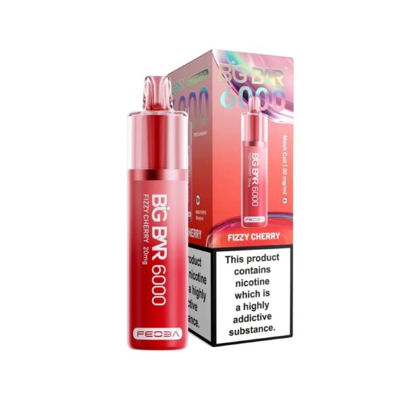 BIG BAR 6000 DISPOSABLE VAPE KIT 20MG BY FEOBA - Image 5