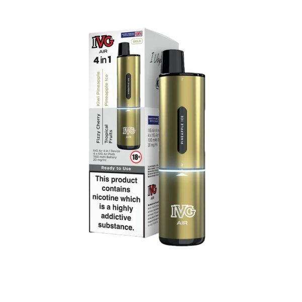 IVG AIR 4 IN 1 2400 PREFILLED POD VAPE KIT 20MG - Image 6