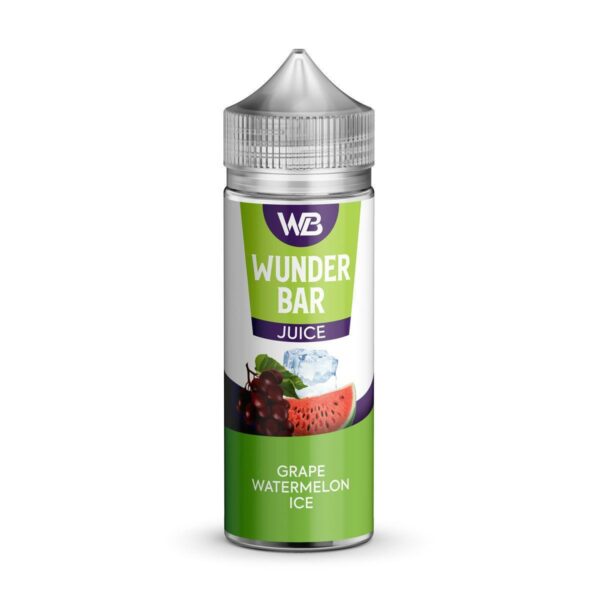 GRAPE WATERMELON ICE 100ML E LIQUID WUNDER BAR