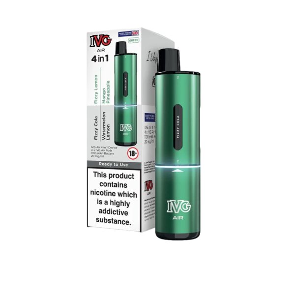 IVG AIR 4 IN 1 2400 PREFILLED POD VAPE KIT 20MG - Image 8