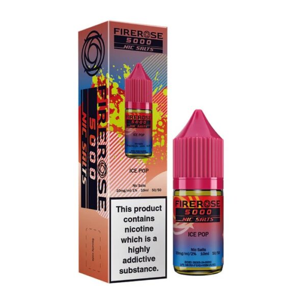 ICE POP 10ML NIC SALT ELUX FIREROSE 5000