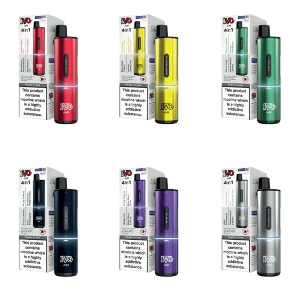 IVG AIR 4 IN 1 2400 PREFILLED POD VAPE KIT 20MG