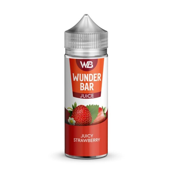 JUICY STRAWBERRY 100ML E LIQUID WUNDER BAR