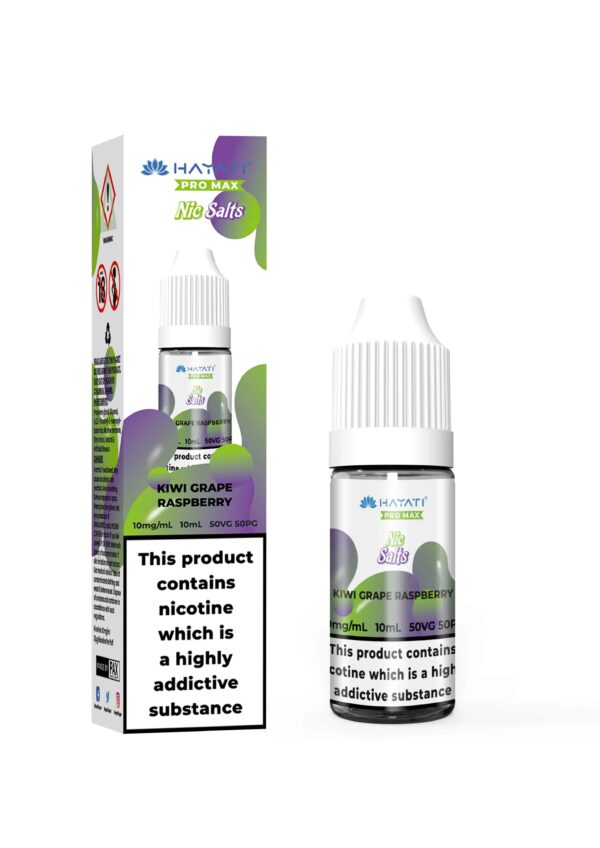 KIWI GRAPE RASPBERRY 10ML NIC SALT HAYATI PRO MAX