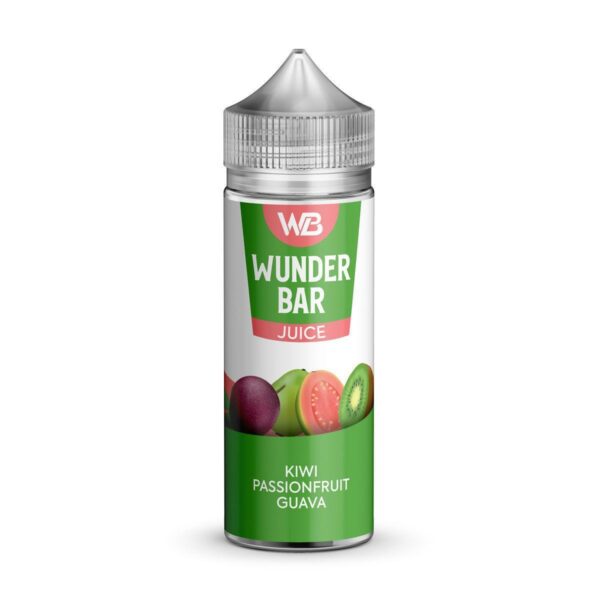 KIWI PASSIONFRUIT GUAVA 100ML E LIQUID WUNDER BAR