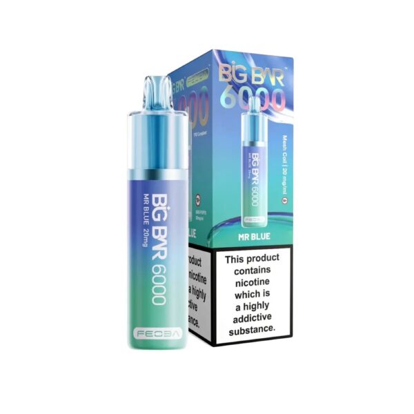 BIG BAR 6000 DISPOSABLE VAPE KIT 20MG BY FEOBA - Image 12