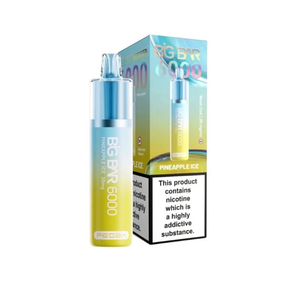 BIG BAR 6000 DISPOSABLE VAPE KIT 20MG BY FEOBA - Image 13