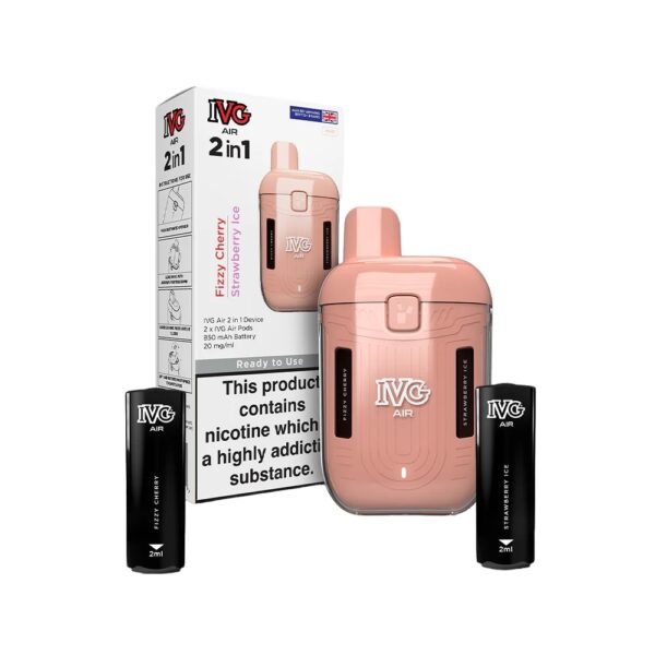 IVG AIR 2 IN 1 1200 PREFILLED POD VAPE VAPE KIT 20MG - Image 6