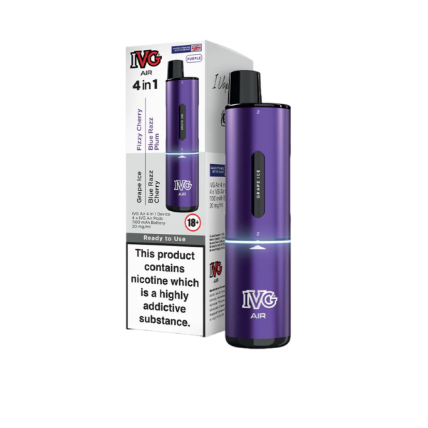 IVG AIR 4 IN 1 2400 DISPOSABLE VAPE KIT 20MG - Image 12