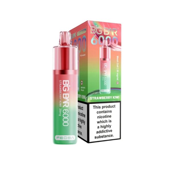 BIG BAR 6000 DISPOSABLE VAPE KIT 20MG BY FEOBA - Image 17