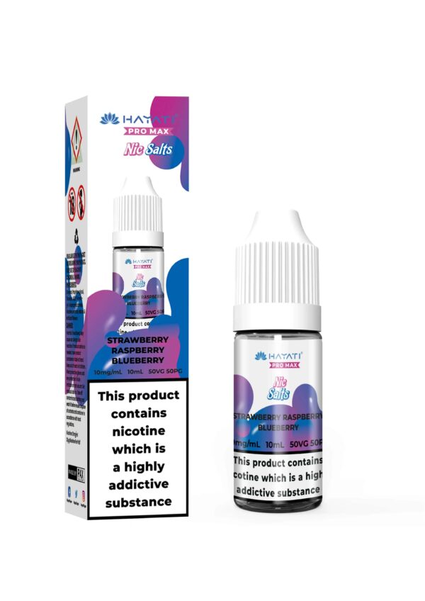 STRAWBERRY RASPBERRY BLUEBERRY 10ML NIC SALT HAYATI PRO MAX