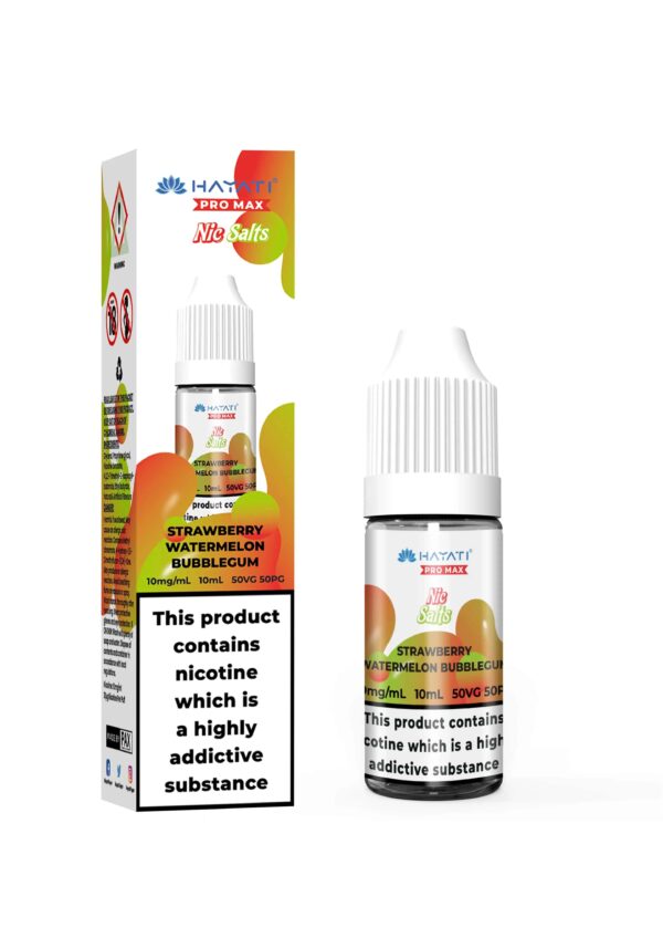 STRAWBERRY WATERMELON BUBBLEGUM 10ML NIC SALT HAYATI PRO MAX
