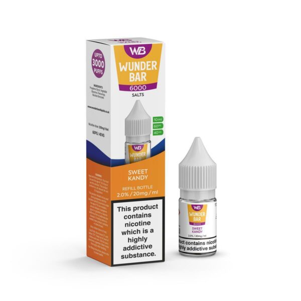 SWEET KANDY 10ML NIC SALT WUNDER BAR 6000