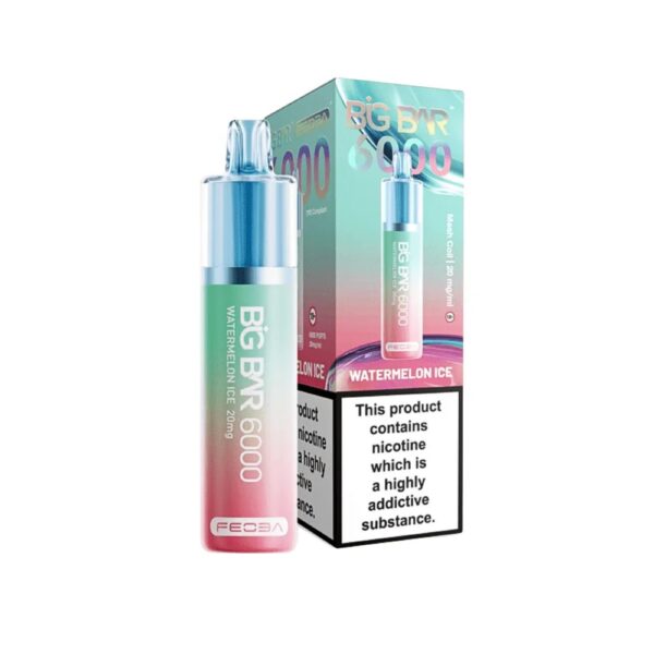 BIG BAR 6000 DISPOSABLE VAPE KIT 20MG BY FEOBA - Image 20