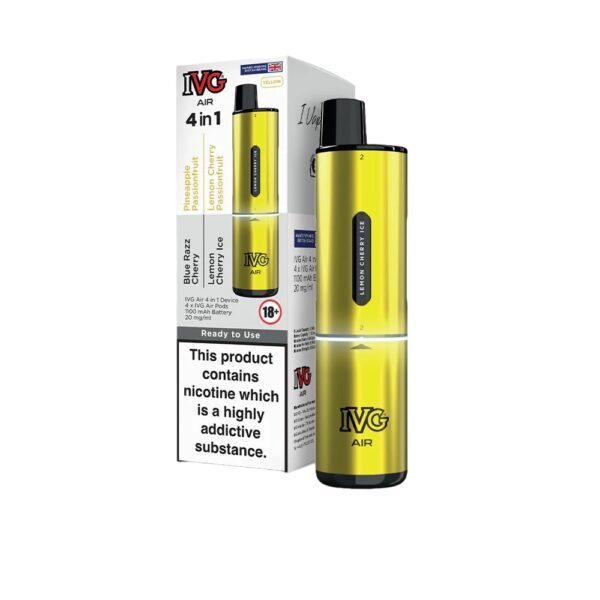IVG AIR 4 IN 1 2400 PREFILLED POD VAPE KIT 20MG - Image 20