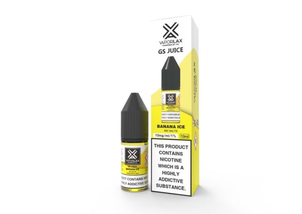 BANANA ICE 10ML NIC SALT VAPORLAX