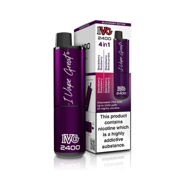 IVG 2400 RECHARGEABLE PREFILLED POD VAPE KIT 20MG - Image 22