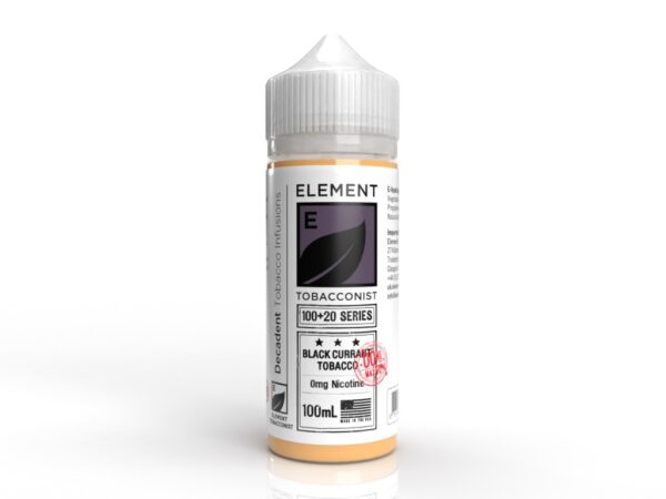 BLACKCURRANT TOBACCO 100ML E LIQUID ELEMENT
